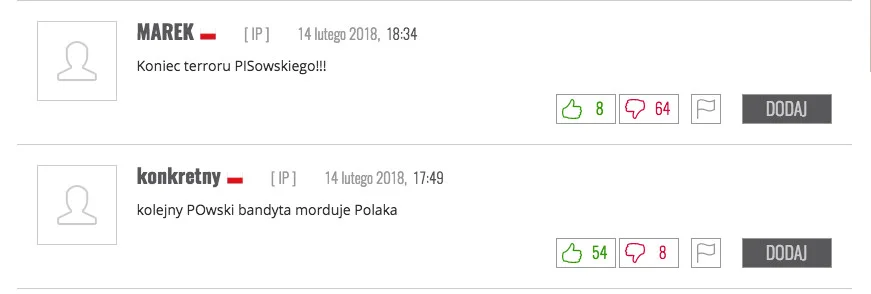 Opinie internautów.