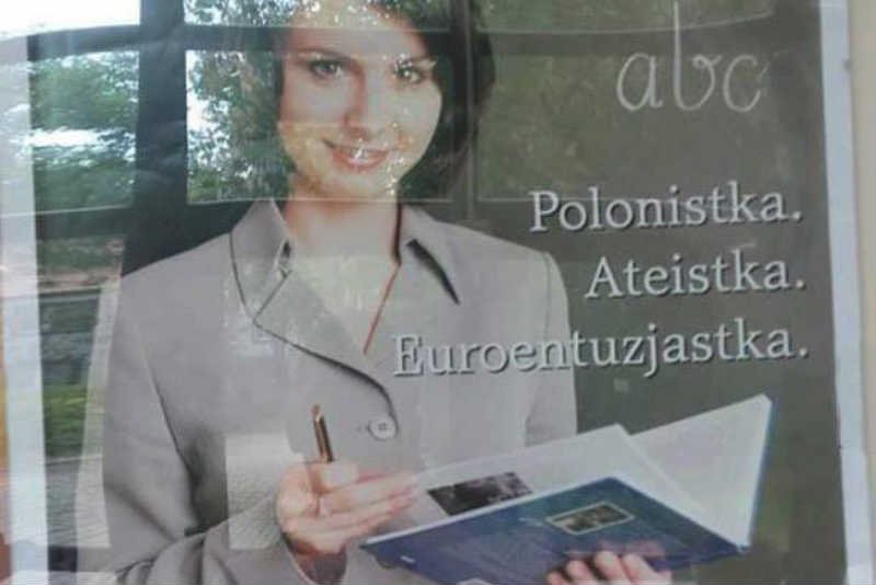 Kamila Gasiuk-Pihowicz tłumaczy się z plakatu, który ostatnio robi w sieci karierę.