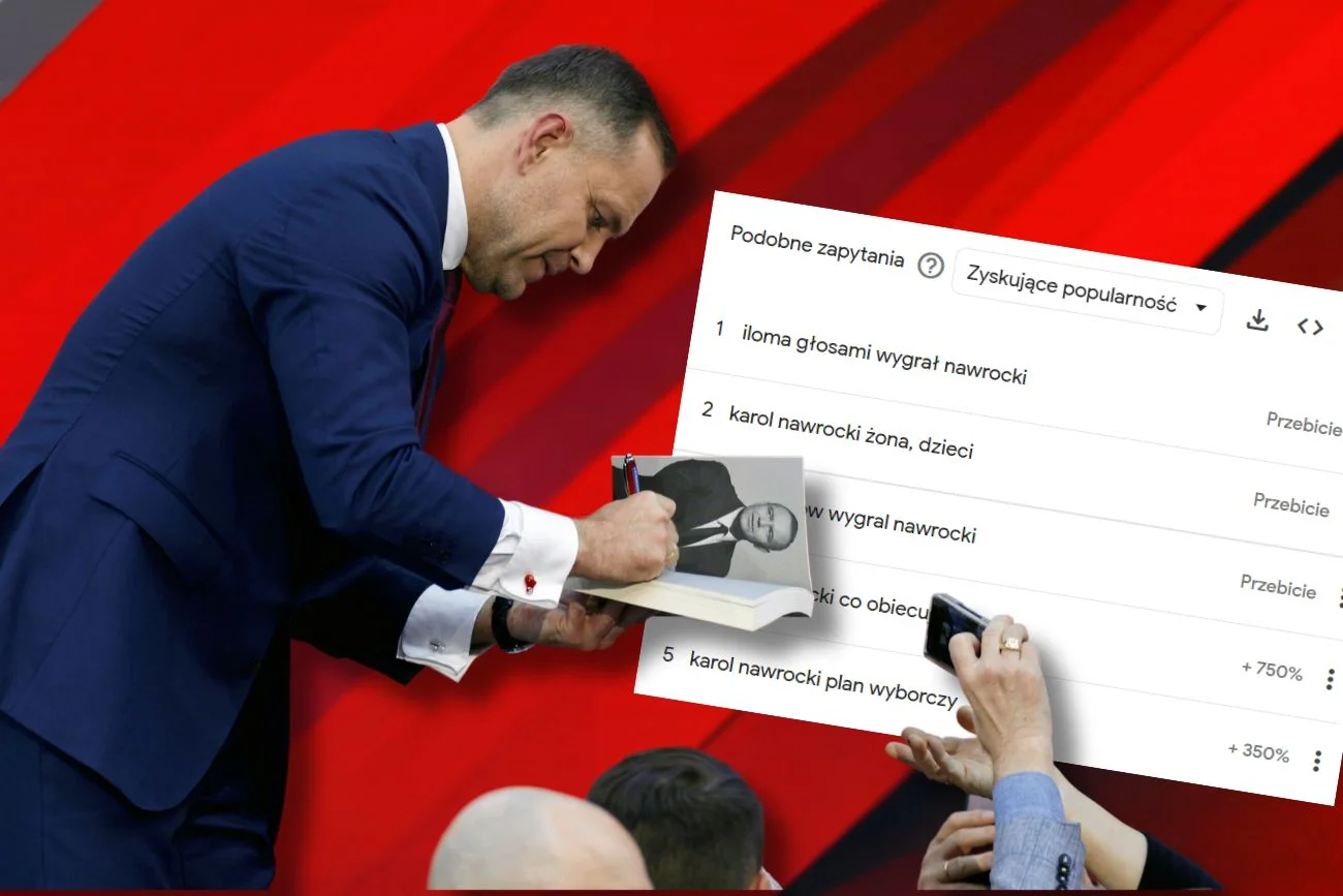 TO o Nawrockim chcą wiedzieć ludzie w Google Karol Nawrocki w Google