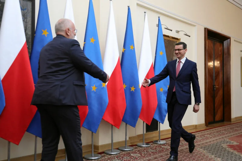Frans Timmermans, wiceszef Komisji Europejskiej kolejny raz spotka się z premierem Mateuszem Morawieckim