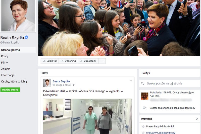 Internauci mają bardzo wiele pytań do premier Beaty Szydło. Zadają je na jej profilu FB.