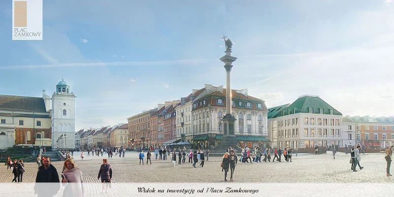 Wizualizacja biurowca przy ul Podwale.