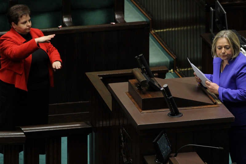 Wanda Nowicka i Marzena Wróbel pokłóciły się w studiu telewizyjnym.