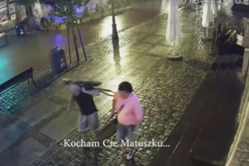 Łebscy złodzieje zostali gwiazdami sieci.