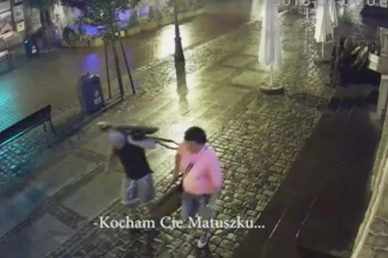 Łebscy złodzieje zostali gwiazdami sieci.