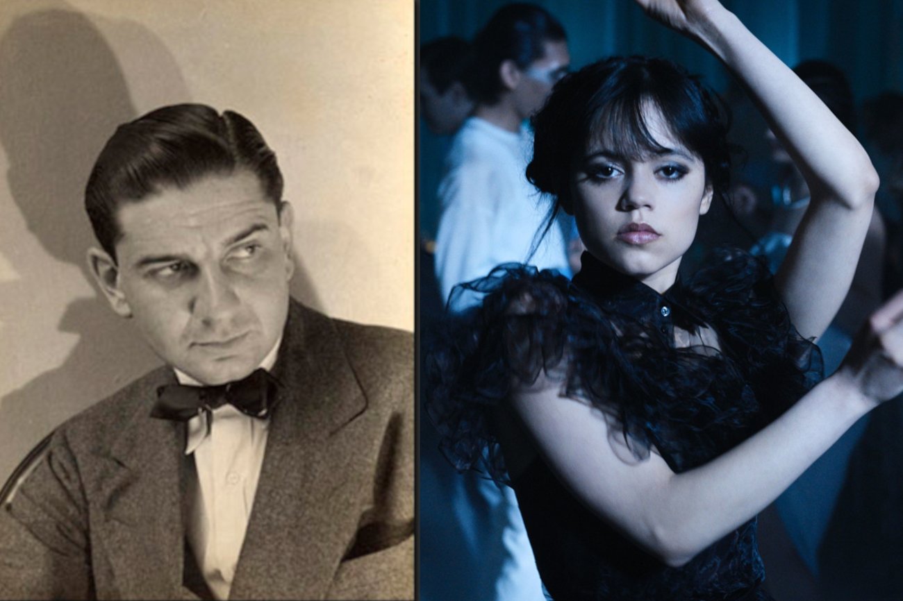 Charles Addams to twórca "Rodziny Addamsów", bez którego nie byłoby Wednesday.