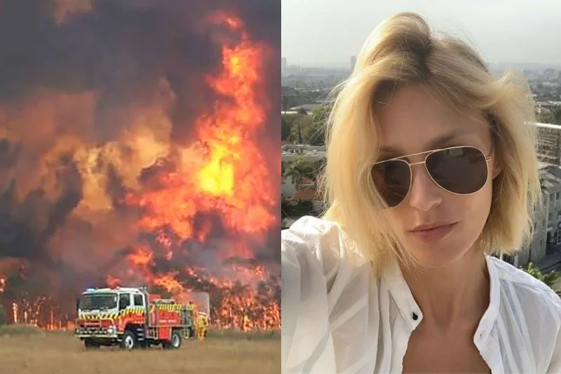 Anja Rubik skomentowała klęskę żywiołową w Australii.