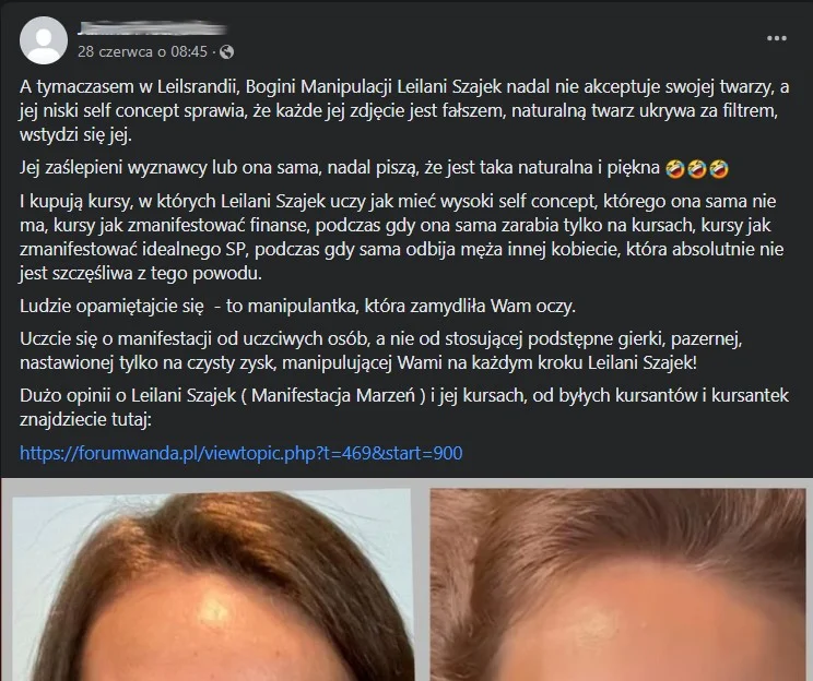 Leilani Szajek manifestacja pieniędzy kurs opinie leczenie raka sekta Leilani Szajek manifestacja pieniędzy kurs opinie leczenie raka sekta