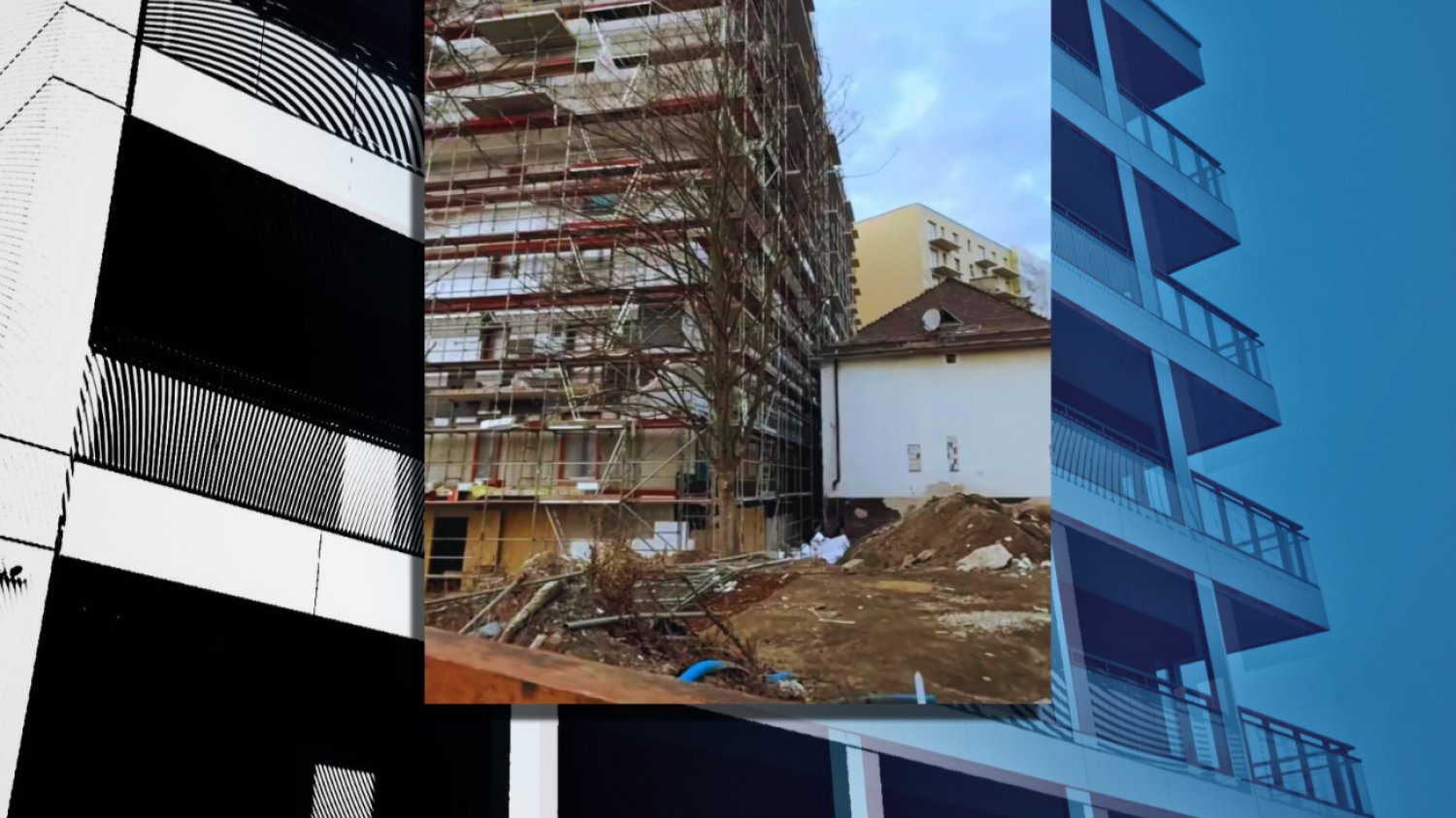 "Kto dał na to pozwolenie?!". We Wrocławiu prawie "dokleili" nowy blok do zabytku Blok tuż przy zabytku we Wrocławiu. Ludzie pytają, kto na to pozwolił