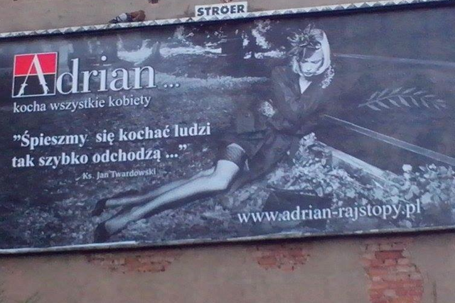 Głupi żart czy reklama na serio?