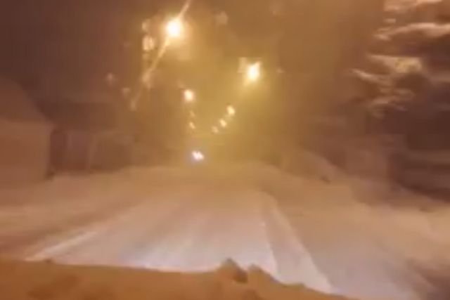 Na Podhalu ostro śnieżyło w nocy z niedzieli na poniedziałek.