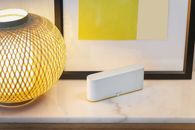 Zaprojektowana przez francuskich designerów inteligentna centrala TaHoma switch ma postać niewielkich rozmiarów pudełka w minimalistycznym stylu