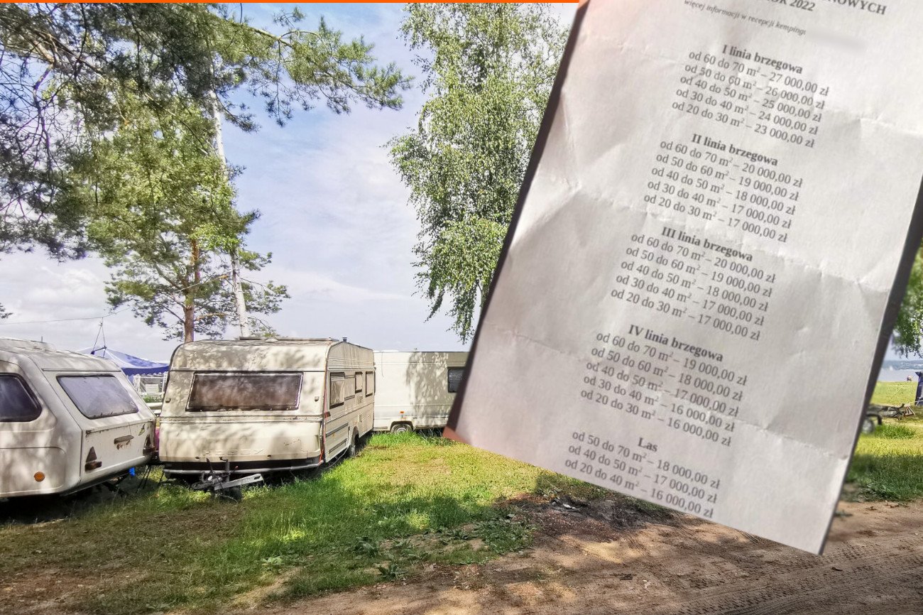 Ceny za wynajem miejsca na campingu na Helu są kosmiczne.