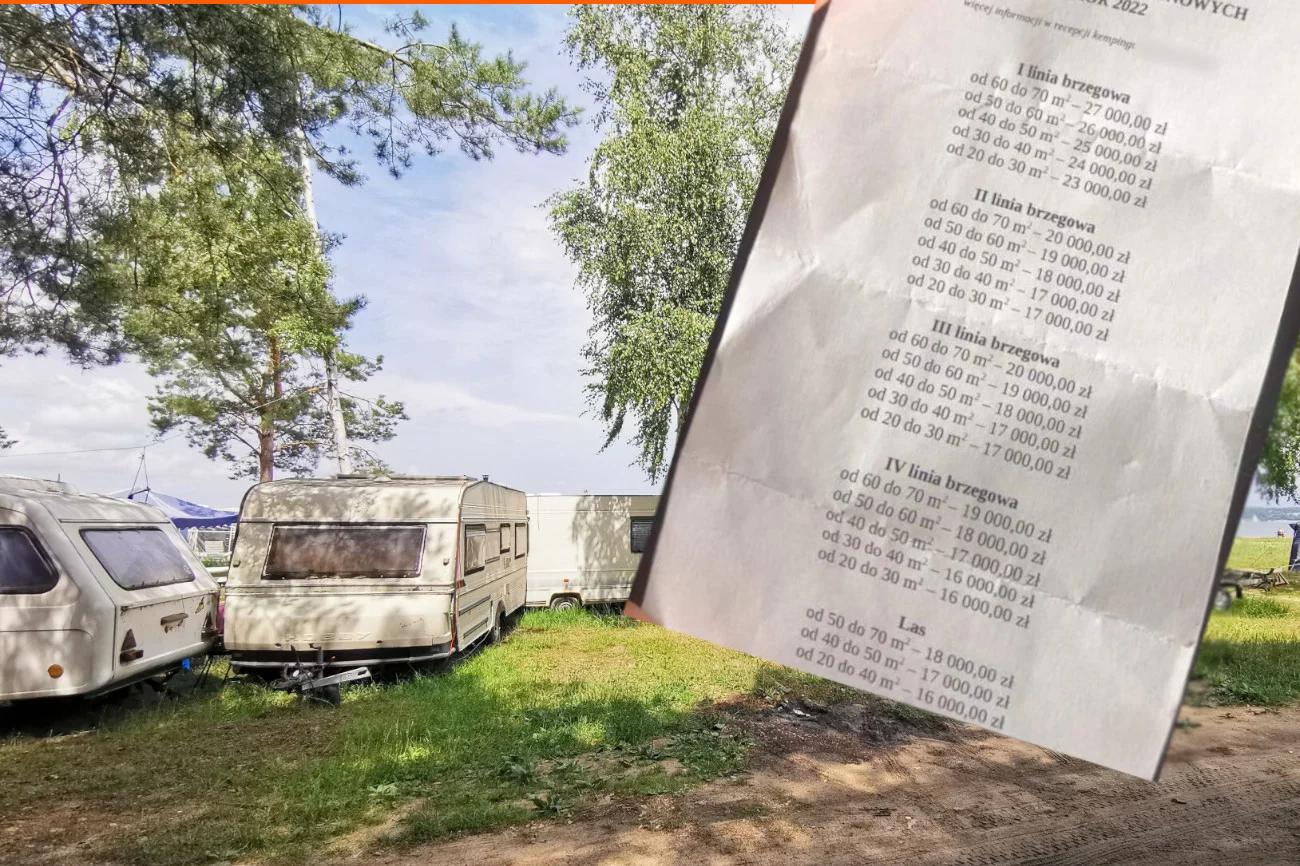 Ceny za wynajem miejsca na campingu na Helu są kosmiczne.