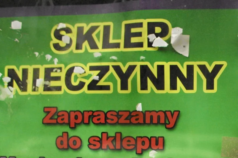 Nieczynne sklepy - to pierwszy pomysł radnych na bezpieczne miasto.