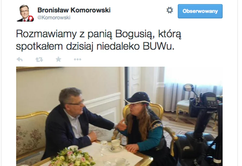 Prezydent Komorowski interweniował w sprawie niepełnosprawnej kobiety