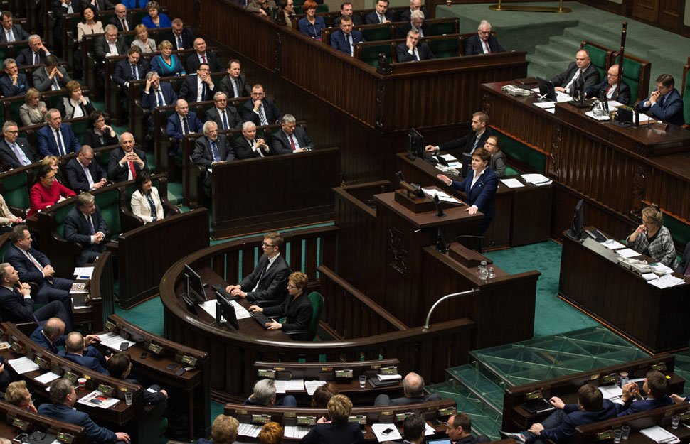 Sejm przyjął rządowy program "Rodzina 500+", 11 lutego. Fot. P. Tracz / KPRM