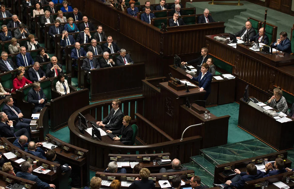 Sejm przyjął rządowy program "Rodzina 500+", 11 lutego. Fot. P. Tracz / KPRM