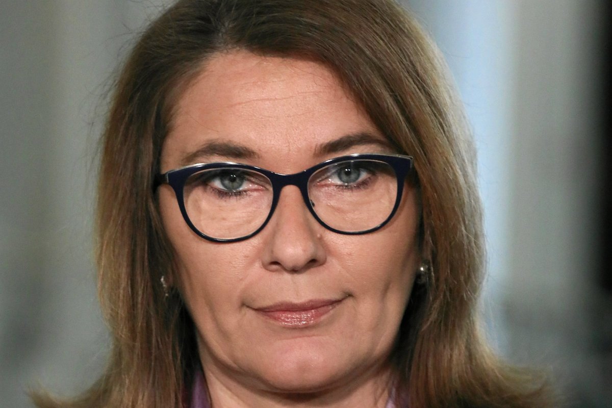 Beacie Mazurek zrobiono zdjęcie z Silvio Berlsuconim.