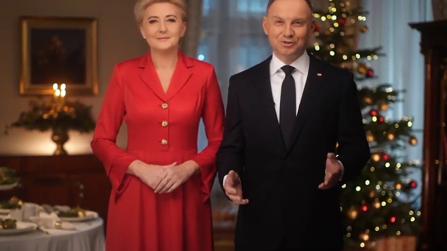 Boże Narodzenie. Andrzej Duda i Agata Duda złożyli życzenia