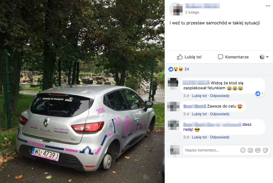 Na takiego Traficara natknął się ktoś w Warszawie.