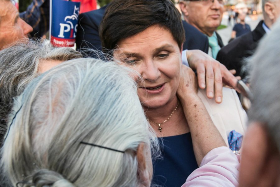 Na spotkaniu Beaty Szydło w Lublinie doszło do przepychanek.