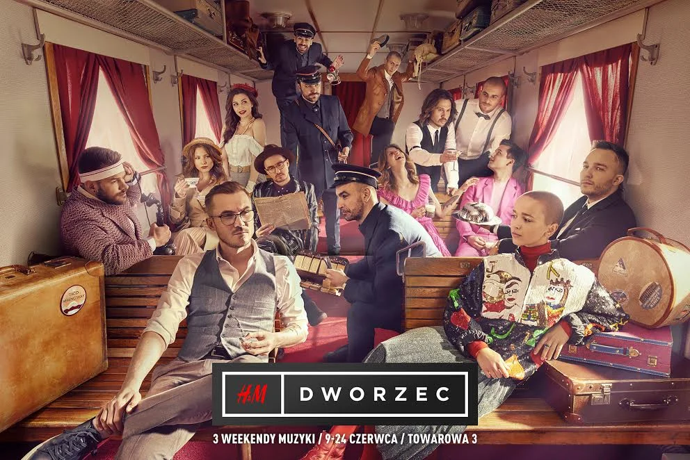 W Warszawie rusza festiwal H&M Dworzec. Wystąpią na nim: Brodka, Pezet, Ten Typ Mes, Fisz, Emade Tworzywo, Taco Hemingway, XXANAXX, Flirtini, Quebonafide, Julia Wieniawa, Duit, Eldo i The Dumplings.