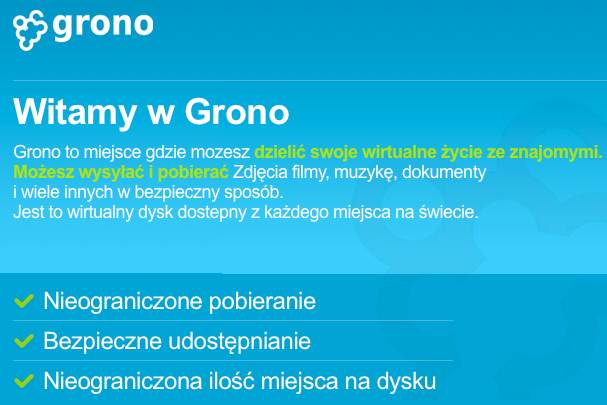 Serwis społecznościowy Grono, nagle zniknął z internetu.