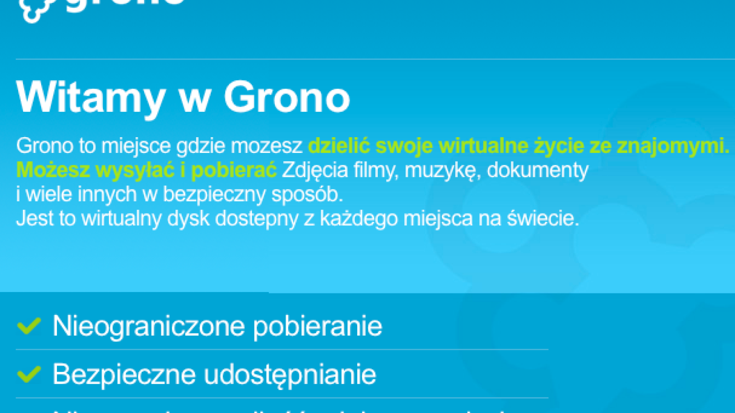 Serwis społecznościowy Grono, nagle zniknął z internetu.
