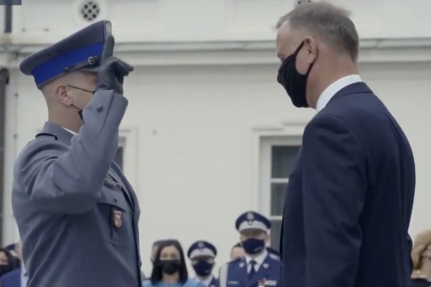 Andrzej Duda świętuje Dzień Policji.