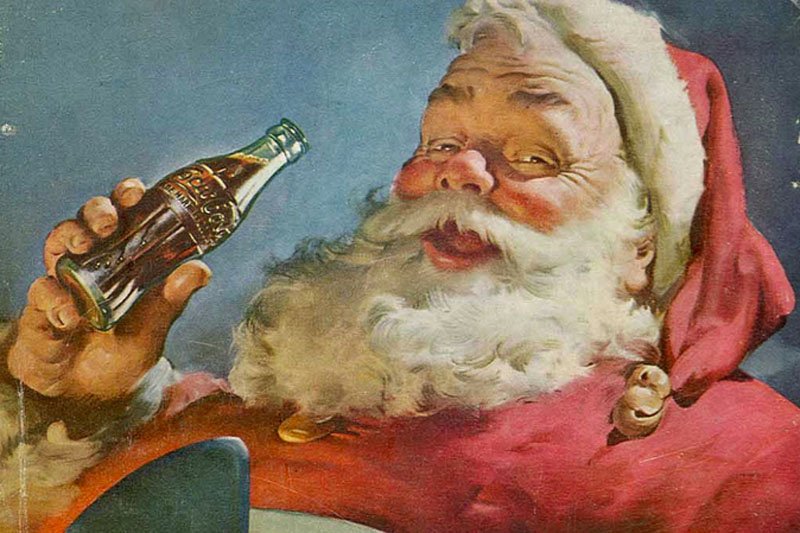 Święty Mikołaj w kampanii Coca-Coli. To koncern wykreował Mikołaja, jakiego dziś znamy