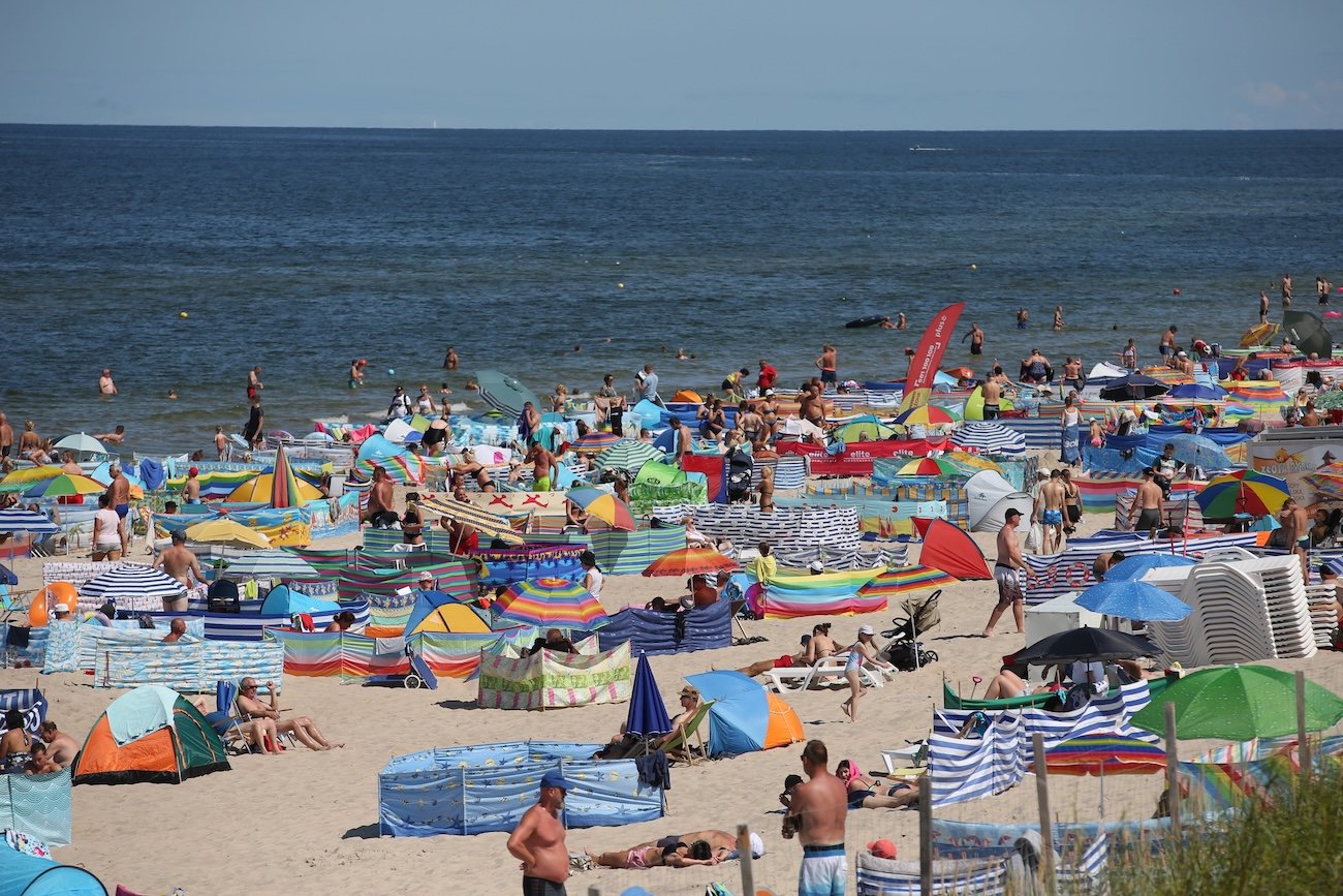 Pierwszy raz pojechałem nad Bałtyk w sezonie. Od razu chcieli mnie naciągnąć na pieniądze