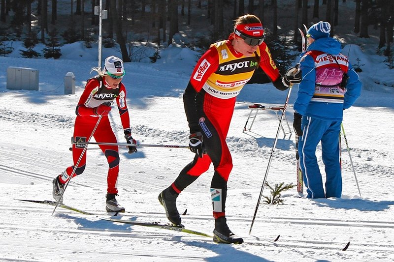 Justyna Kowalczyk wyprzedziła nie tylko Therese Johaug, ale i odwieczną rywalkę - Marit Bjoergen.
