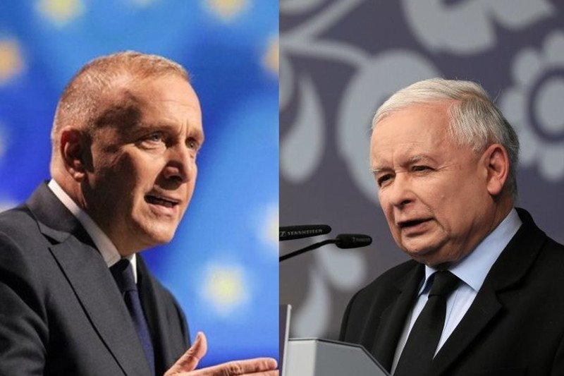 Grzegorz Schetyna i Jarosław Kaczyński.