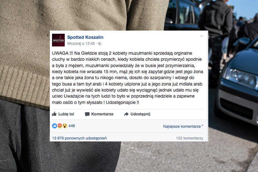 Historie o tajemniczych porwaniach znane są od lat. Część to prawda, ale większość nie. Najnowsza dotyczy Araba, który porywa kobiety na giełdzie. Ludzie ślepo w to wierzą i przesyłają informację dalej.