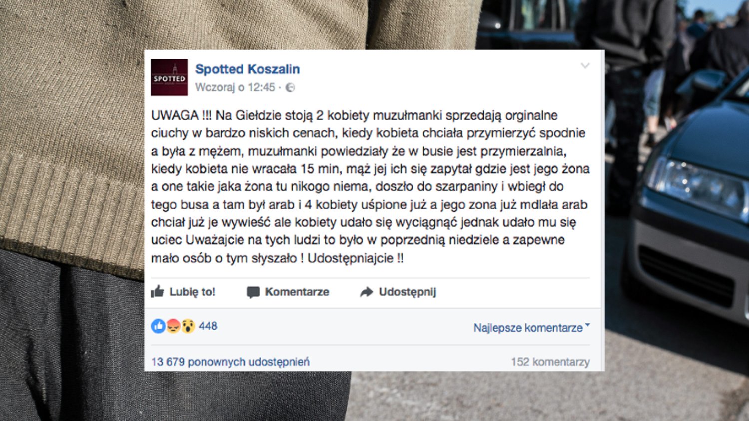 Historie o tajemniczych porwaniach znane są od lat. Część to prawda, ale większość nie. Najnowsza dotyczy Araba, który porywa kobiety na giełdzie. Ludzie ślepo w to wierzą i przesyłają informację dalej.
