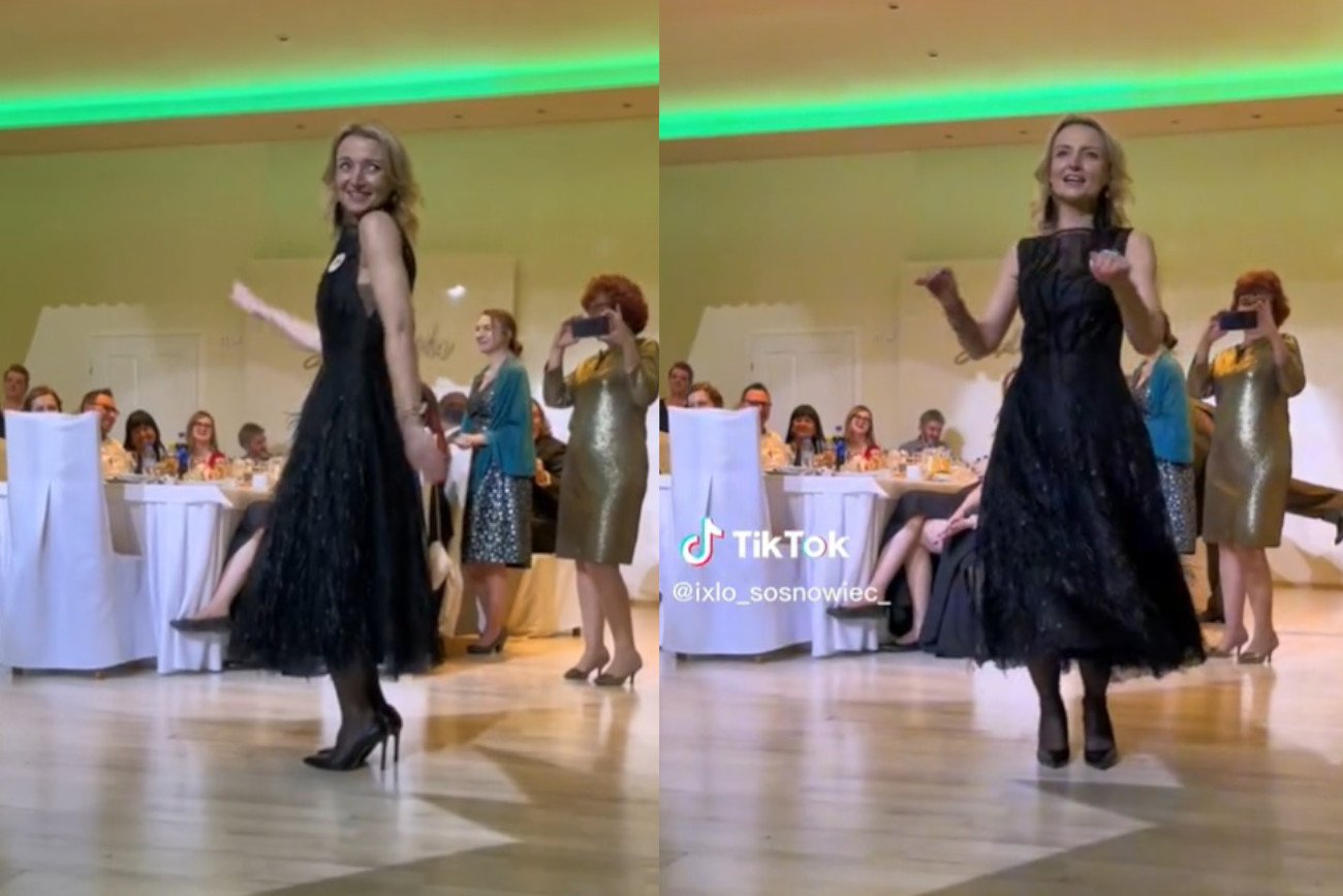 Dyrektorka liceum w Sosnowcu zaskoczyła tańcem na studniówce.