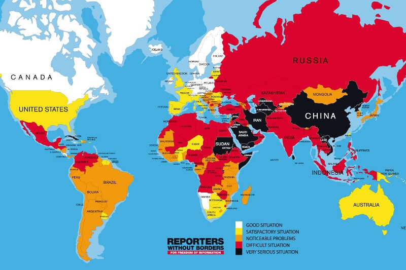 W najnowszym Rankingu Wolności Mediów Polska zajęła 19. miejsce.