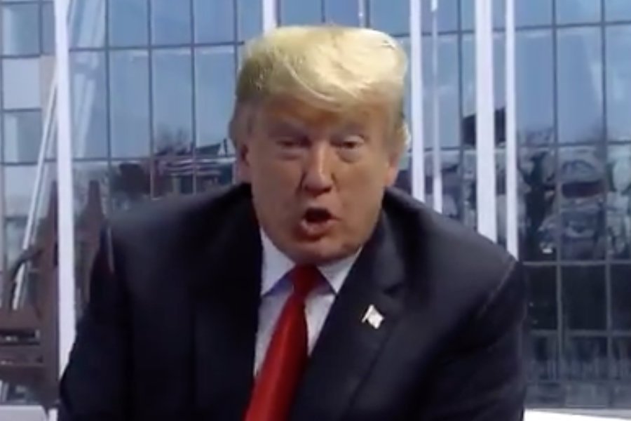 Donald Trump nie powtórzył kanclerz Merkel słów, które wcześniej wypowiedział do szefa NATO.