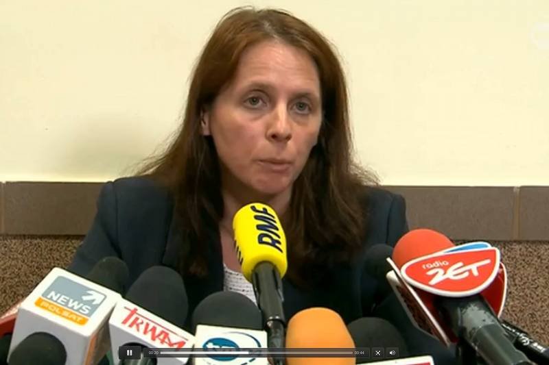 Przedstawicielka prokuratury Renata Mazur tłumaczy, dlaczego ABW weszło do redakcji "Wprost".