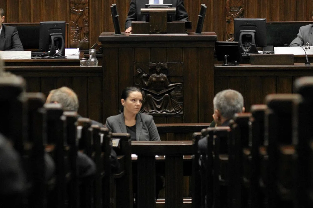Posłowie w Sejmie podczas debaty o Amber Gold