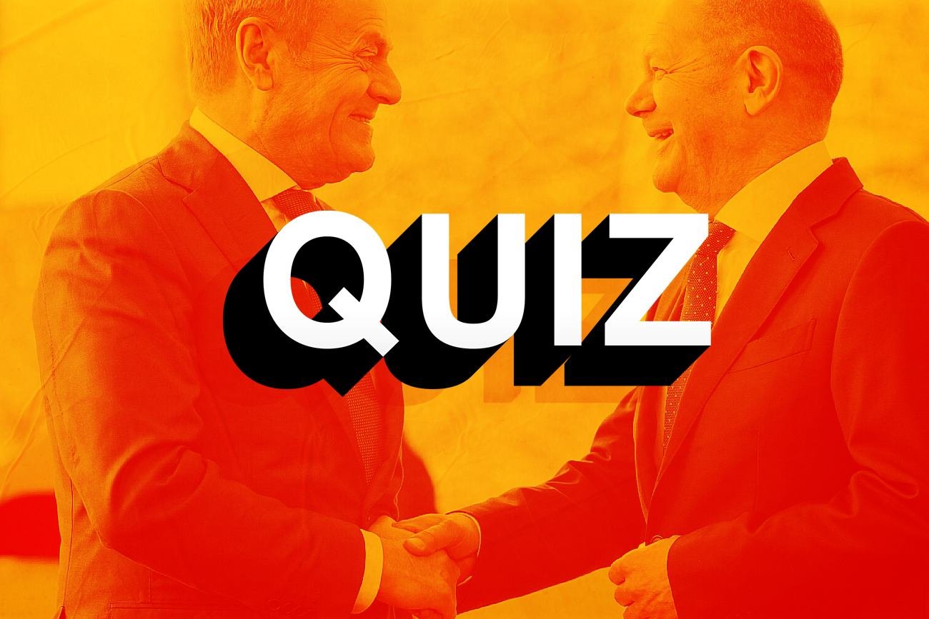 Quiz wiedzy o Niemczech.
