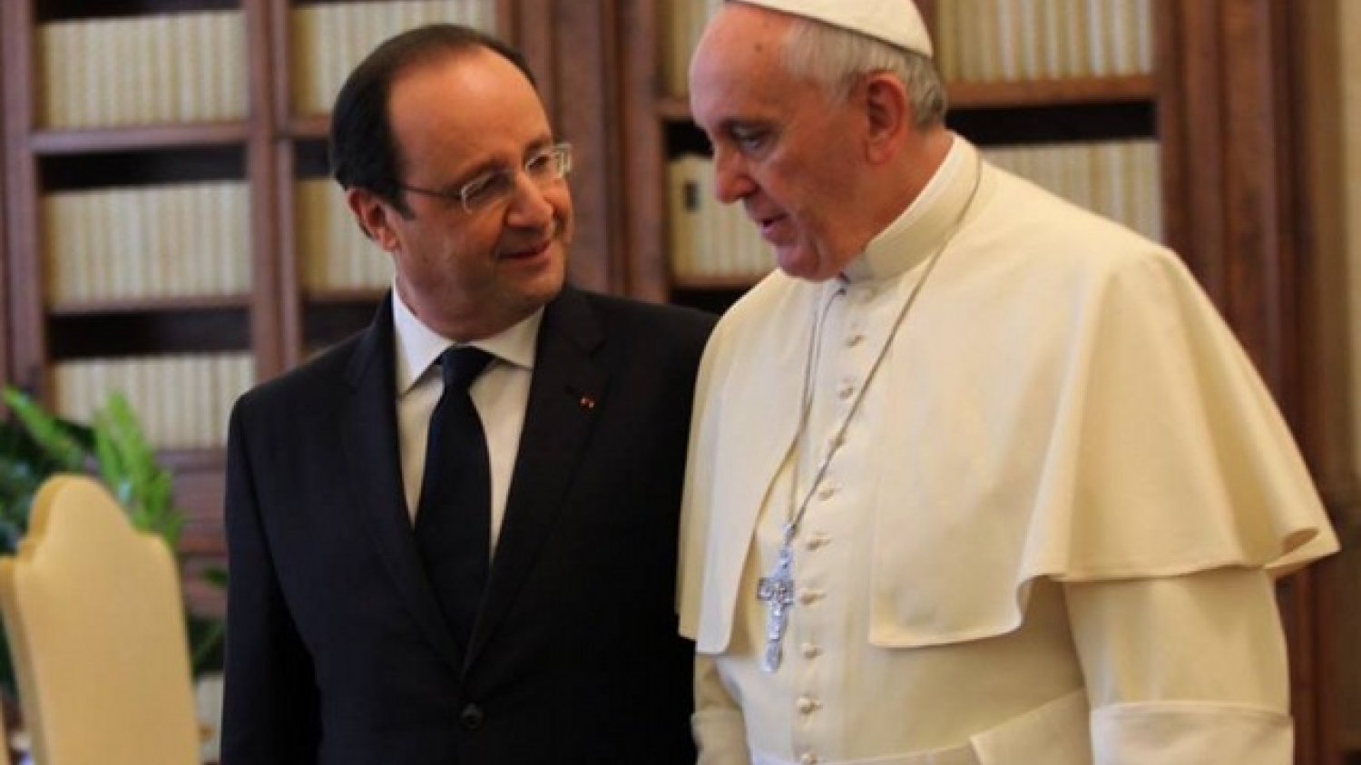 Papież Franciszek gościł w Watykanie prezydenta Francji