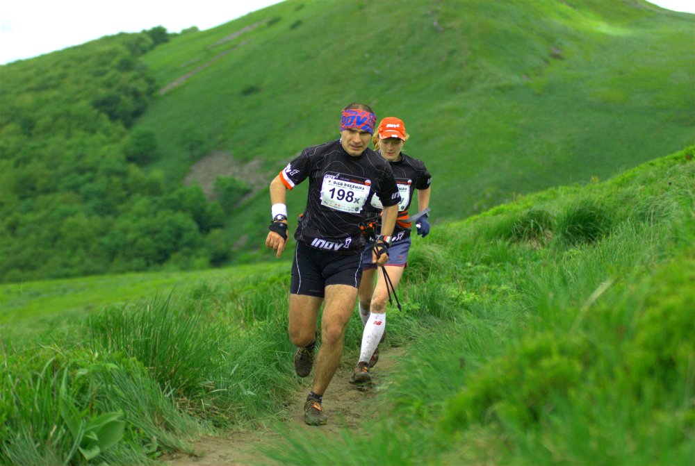 Bieg Rzeźnika 2013. Agata Matejczuk i Maciej Więcek na Połoninach (najszybsi w kat. MIX)