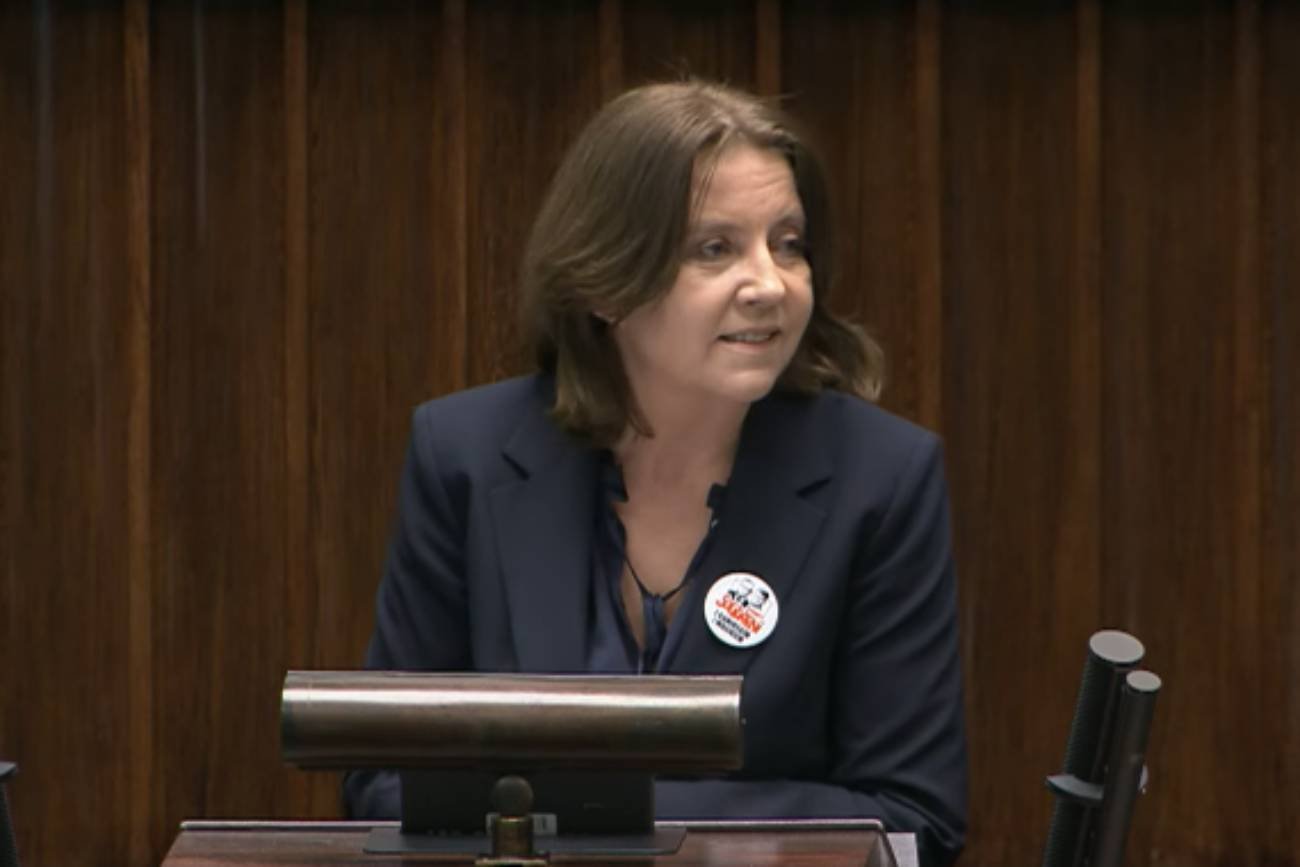 Lichocka w Sejmie o TVP. Cytat rozbawił posłów