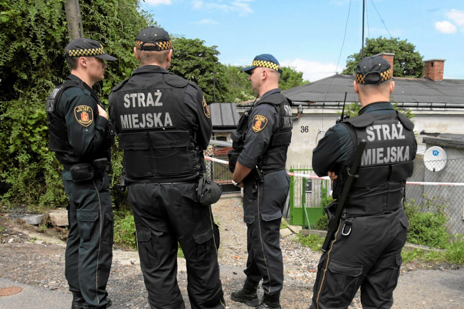 Strażnicy miejscy z Warszawy