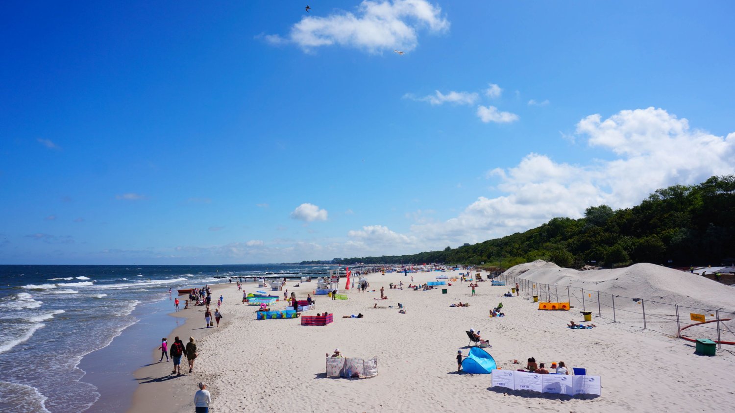 plaża w Kołobrzegu