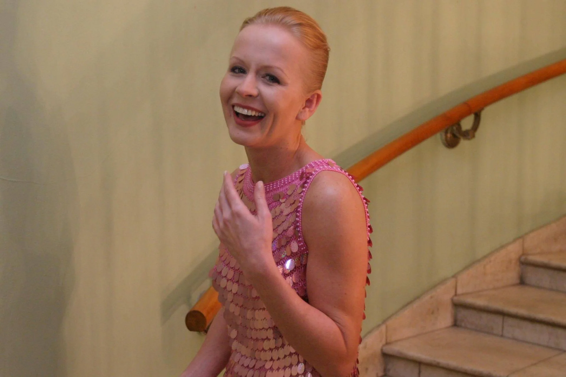 Agnieszka Krukówna podczas wręczenia nagród Tygodnika "Film" w 2004