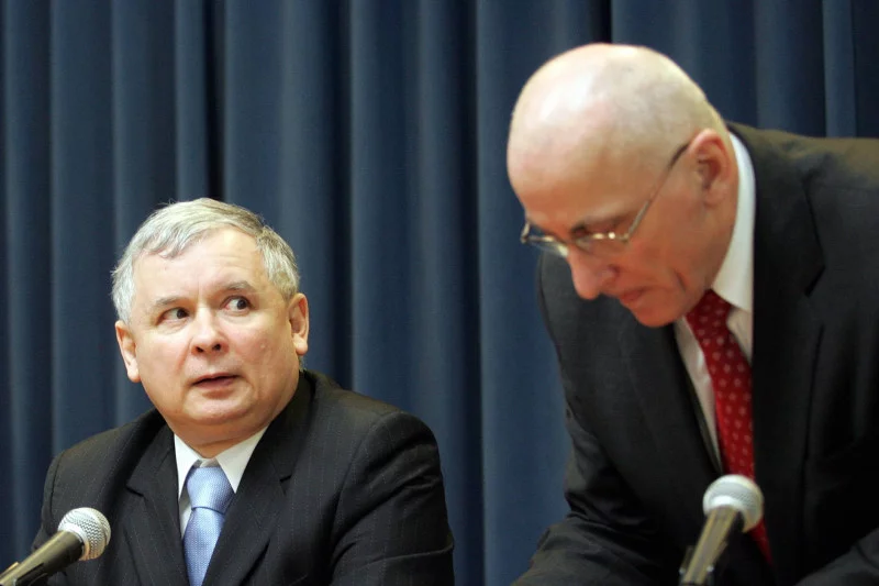 Jarosław Kaczyński i Andrzej Kryże