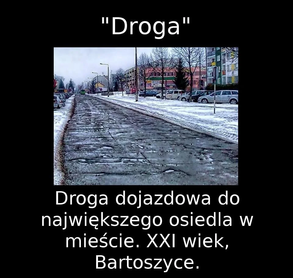 Jedna z wielu dróg nieprzejezdnych.